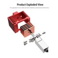 Hotend pro 3D tiskárnu Bambu Lab - X1 série