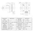 Pancake krokový motor - 23 mm tenký 0,13 Nm