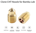 Vysokoprůtoková tryska pro 3D tiskárnu Bambu Lab 0,4 mm