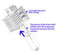 Hotend s měnitelnou tryskou pro 3D tiskárnu Bambu Lab