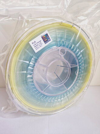 Print With Smile - PLA - 1,75 mm - 1 kg - přeběh barev 