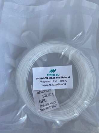 Vzorek FIBER3D PA - Nylonový filament 1,75 mm 10 m