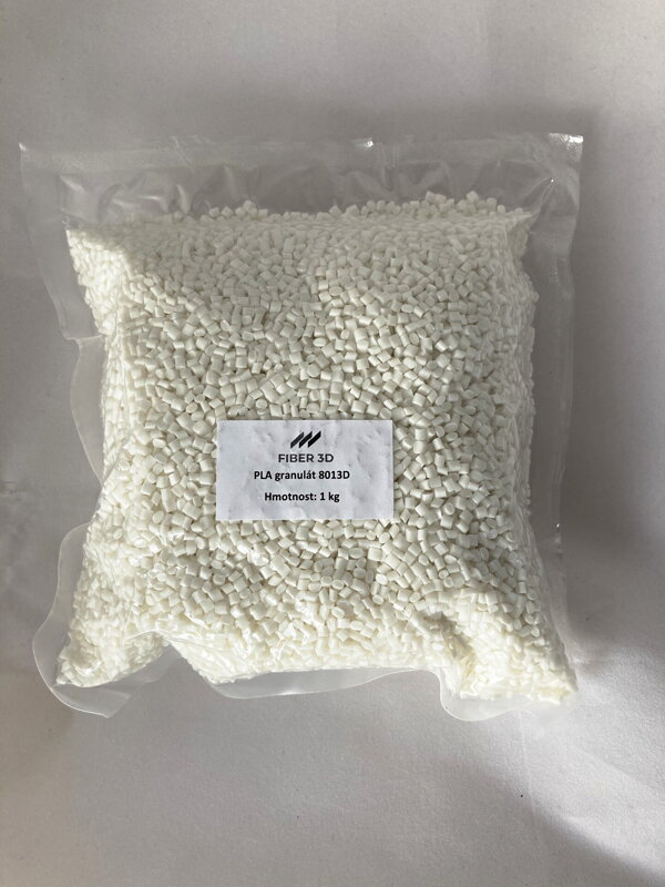 PLA granulát bílý material 8013D