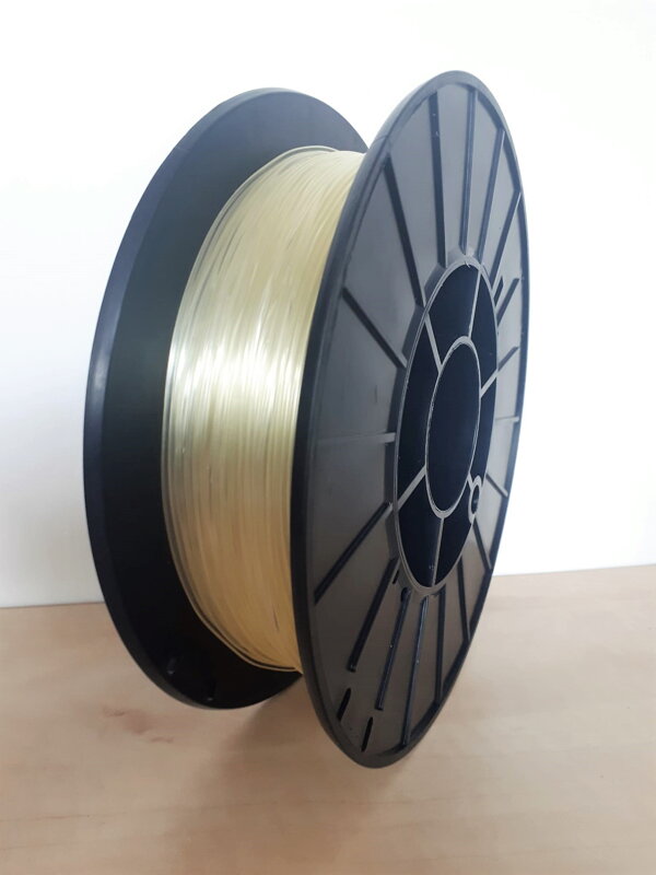 PVA natural filament 1,75mm cca 630g - 2. jakost