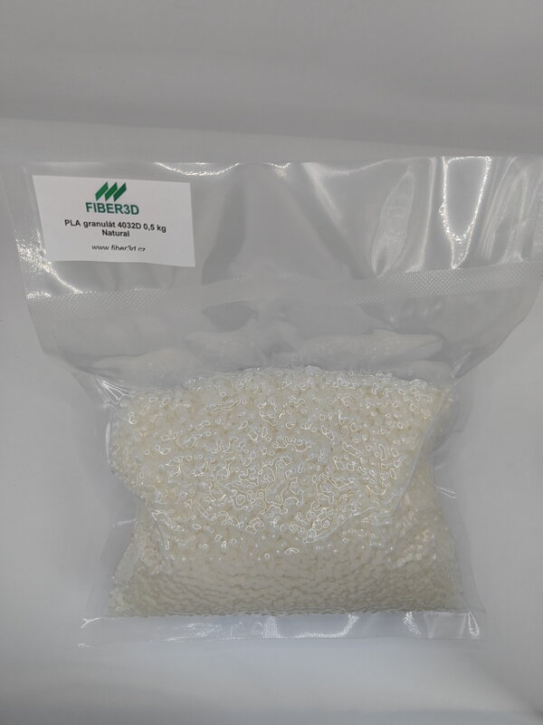 PLA granulát bílý material 8013D