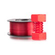 Filament-PM PET-G tisková struna červená transparentní 1,75 mm 1 kg Filament PM