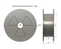 Filament-PM PLA tisková struna bílá 1,75 mm 2 kg Filament PM