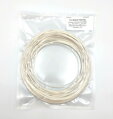 VZOREK 20 METRŮ - PLA MINERAL brousitelný filament bílý 1,75mm Fiberlogy