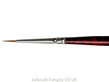 Kulatý štětec LifeColor Pure red sable s krátkým vlasem 0