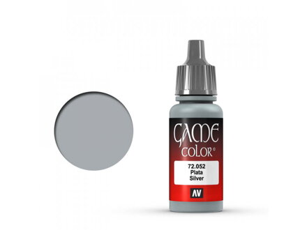 Vallejo Game Color 72052 Silver (17 ml)