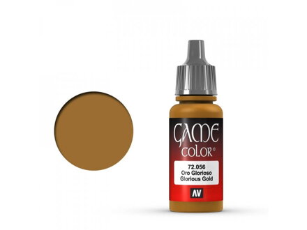 Vallejo Game Color 72056 Glorious Gold (17 ml)