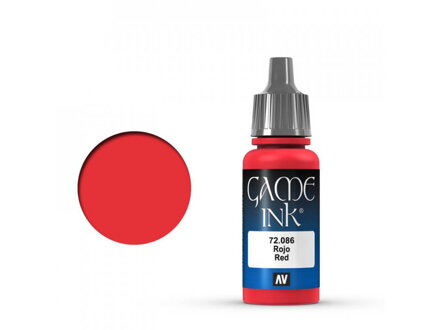 Vallejo Game Color 72086 Red Ink (17 ml)