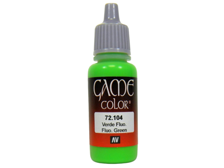 Vallejo Game Color 72104 Fluo Green (17 ml)