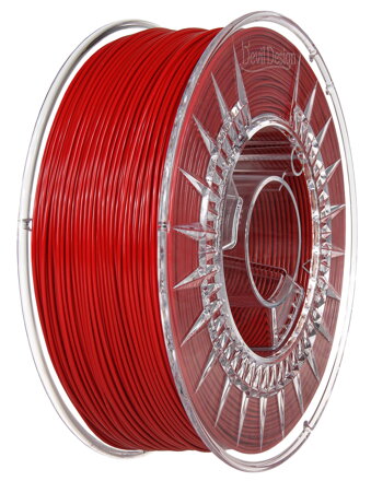 PLA filament 1,75 mm červený Devil Design 1 kg