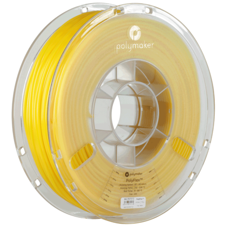 PolyFlex TPU-95A filament žlutý 1,75mm Polymaker 750g