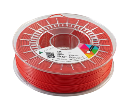ABS filament rubínově červený 1,75 mm Smartfil 0,75kg