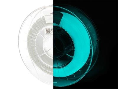 PLA filament Glow in the Dark Blue 1,75 mm Spectrum 0,5 kg