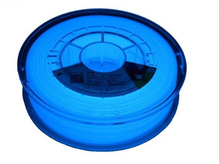 PLA filament glow svítící ve tmě modrá 1,75 mm Smartfil 750g