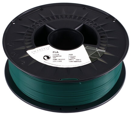 PLA filament nefritově zelený 1,75 mm Smartfil 1kg