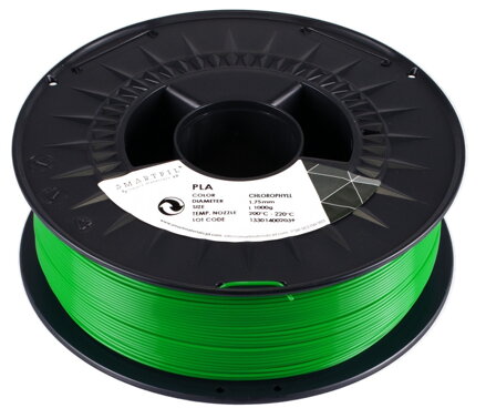 PLA filament zelený Chlorofyl 1,75 mm Smartfil 1kg