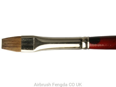 Plochý štětec LifeColor Pure red sable 4