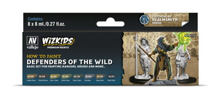 Vallejo Wizkids Premium Set 80255 Defenders of the Wild (8)