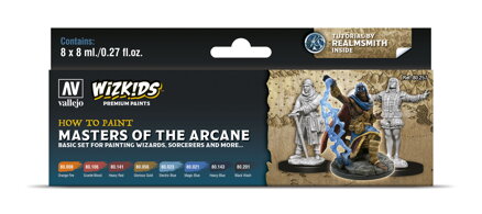 Vallejo Wizkids Premium Set 80257 Masters of the Arcane (8)