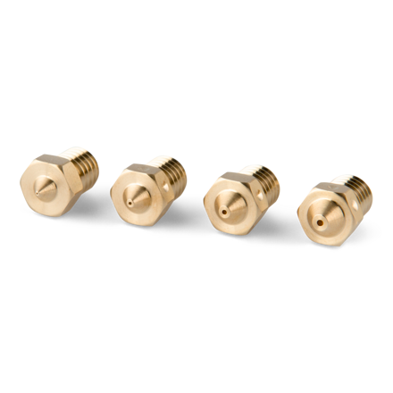 PrimaCreator P120 Mixed Size Brass Nozzle x 4