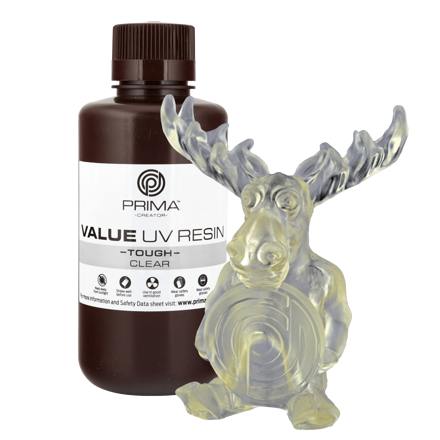 PrimaCreator Value Tough UV Resin (ABS Like) - 500 ml - Clear