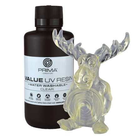 PrimaCreator Value Water Washable UV Resin - 500 ml - Clear