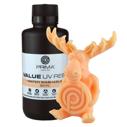 PrimaCreator Value Water Washable UV Resin - 500 ml - Skin