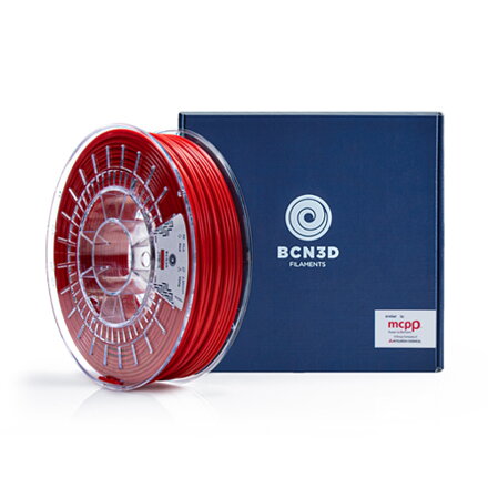 BCN3D Filament tvrdá PLA - 2,85 mm - 750 g - červená