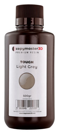 Copymaster3D Houževnatá UV pryskyřice typu ABS - 500 g - Světle šedá