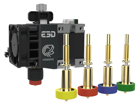 E3D RapidChange Revo™ Hemera XS - 1.75mm, 12V Fully Loaded Nozzle Kit