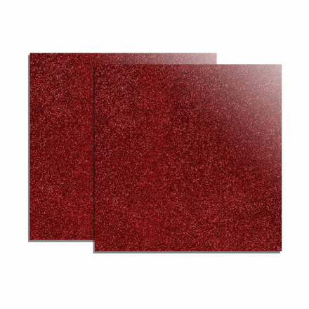 xTool 3 mm červené třpytivé akrylové desky 2 ks