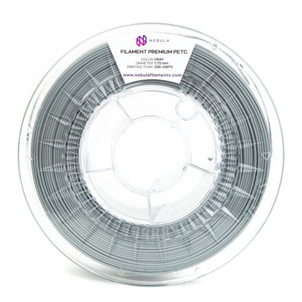 Filament NEBULA PETG ŠEDÁ 1,75 mm 1 kg