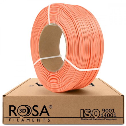 ReFill ROSA3D PLA Starter PASTELOVÁ "CORAL" 1,75 mm 1 kg