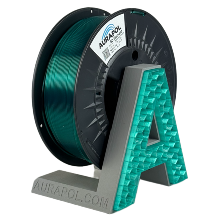 Filament AURAPOL PETG MYSTERIOUS ATLANTIS  TRANSPARENT 1,75 mm 1 kg.