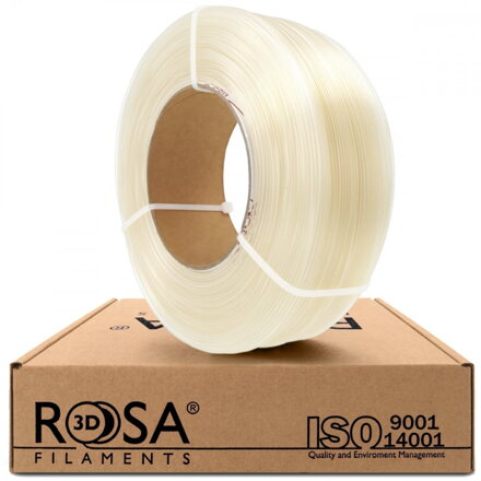 ReFill ROSA3D PLA Starter NATURAL TRANSPARENT 1,75 mm 1 kg