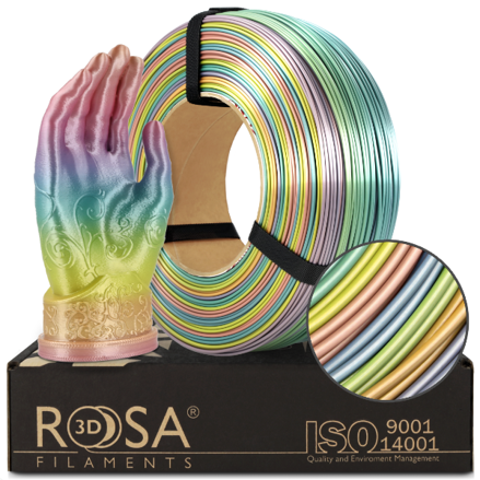 ReFill ROSA3D PLA SILK RAINBOW 1,75 mm 1 kg