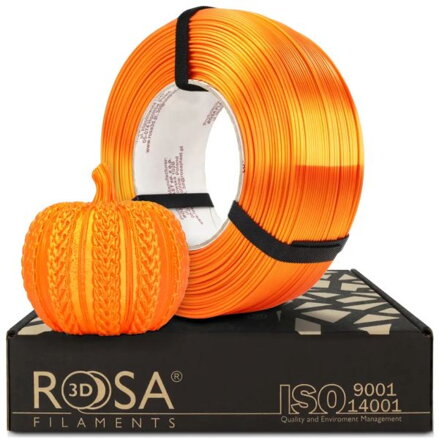 ReFill ROSA3D PLA SILK ORANŽOVÁ 1,75 mm 1 kg
