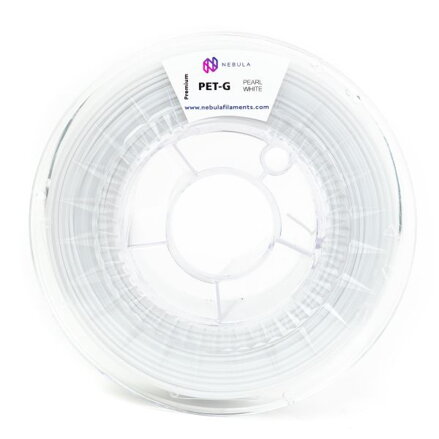 Filament NEBULA PETG PERLEŤOVĚ BÍLÁ 1,75 mm 1 kg