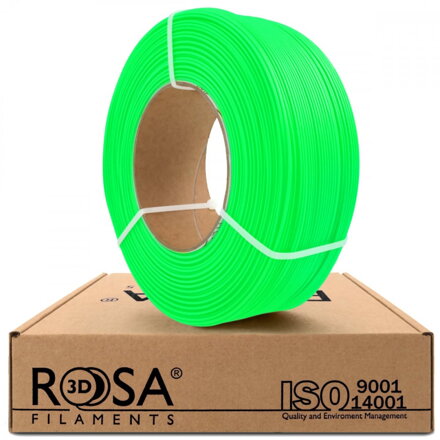 ReFill ROSA3D PLA Starter NEONOVĚ ZELENÁ 1,75 mm 1 kg