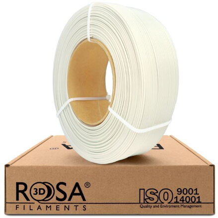 ReFill ROSA3D PLA Starter SATÉNOVĚ PERLEŤOVĚ BÍLÁ 1,75 mm 1 kg