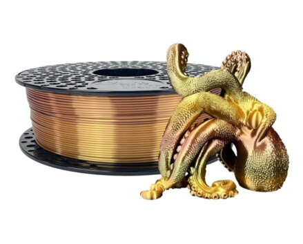 Filament AzureFilm PLA SILK RAINBOW AMBER 1,75 mm 1 kg.