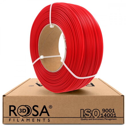ReFill ROSA3D PLA Starter KARMÍNOVĚ ČERVENÁ 1,75 mm 1 kg