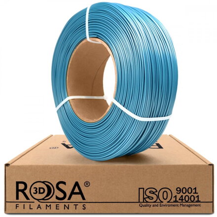 ReFill ROSA3D PLA Starter PERLEŤOVĚ MODRÁ 1,75 mm 1 kg