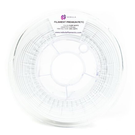 Filament NEBULA PETG BÍLÁ 1,75 mm 1 kg