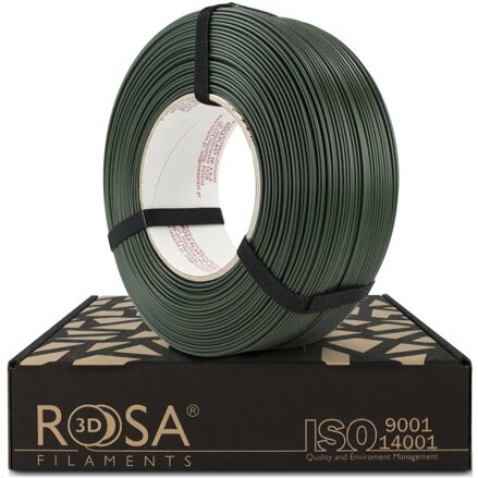 ReFill ROSA3D PLA Starter ZELENÁ "HUNTER" 1,75 mm 1 kg