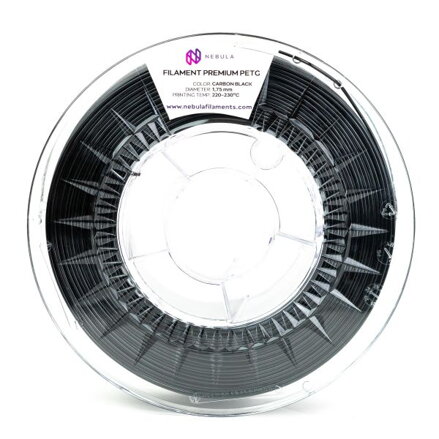 Filament NEBULA PETG ( karbonově ) ČERNÁ 1,75 mm 1 kg